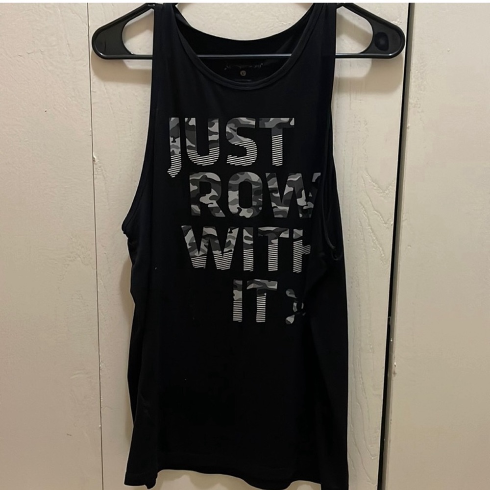 Just row with it high neck Orangetheory tank
